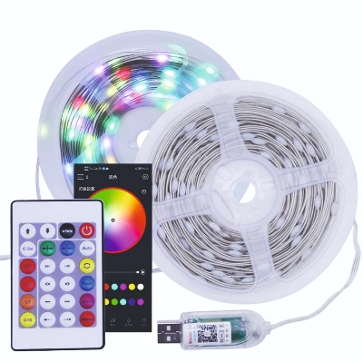 Picture of Dream Fairy Lights Smart Pixel RGBIC LED 33ft 10m USB Powered Remote Controller & Smart App