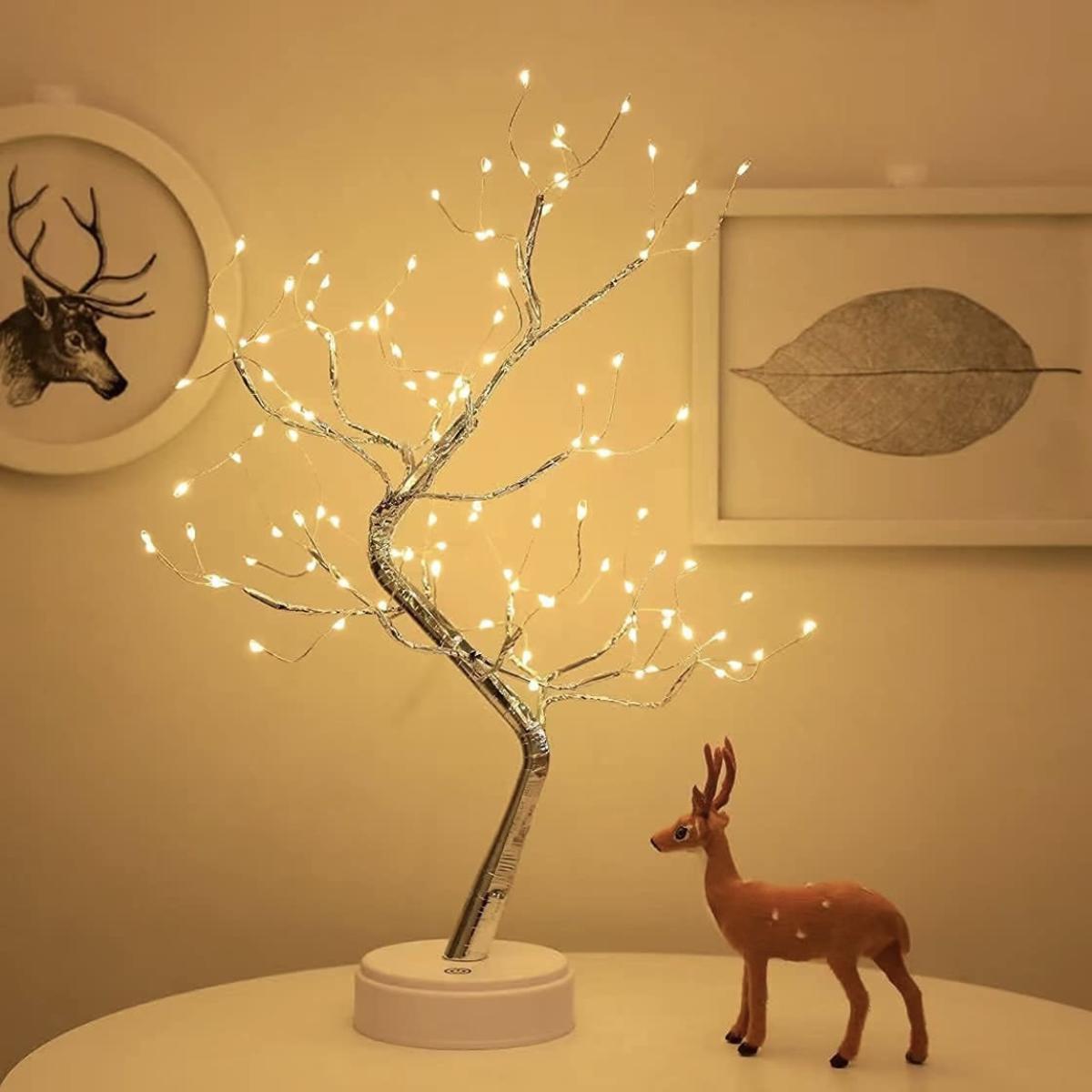 Picture of 108 LED Spirit Tree Lamp, DIY Artificial Tree Lamp, USB/Battery Touch Switch, Decoration of Children's Room, Bedroom, Living Room, Party, Wedding