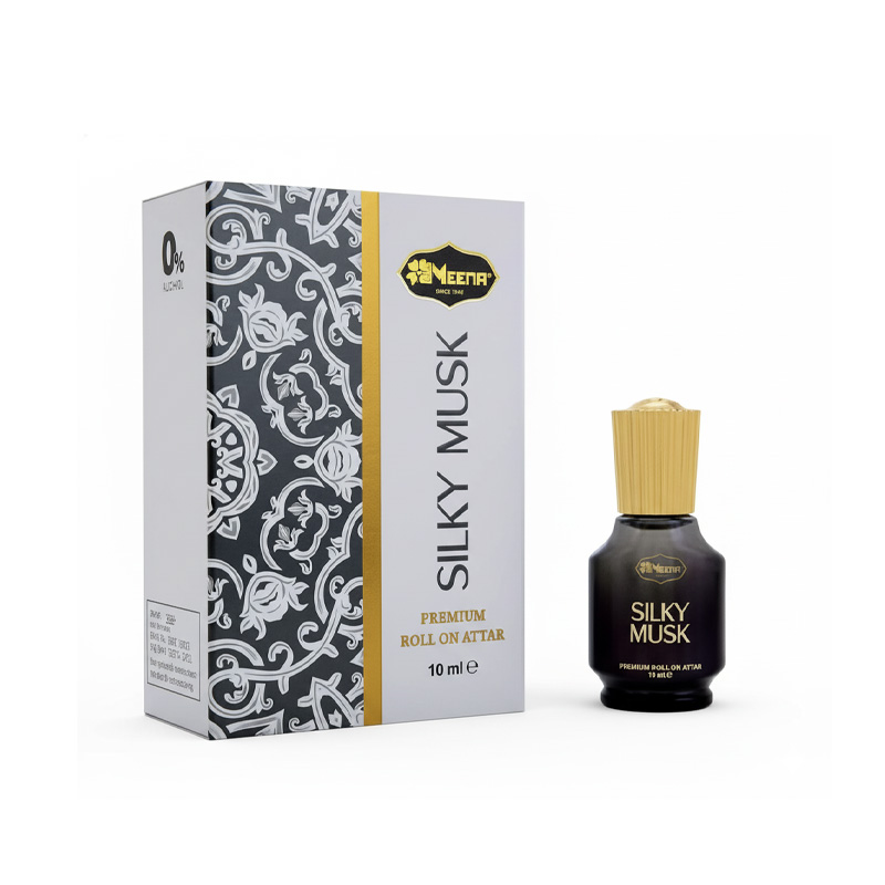 Picture of Meena SILKY MUSK Premium Roll On Long Lasting Attar 10Ml (Made In India) |