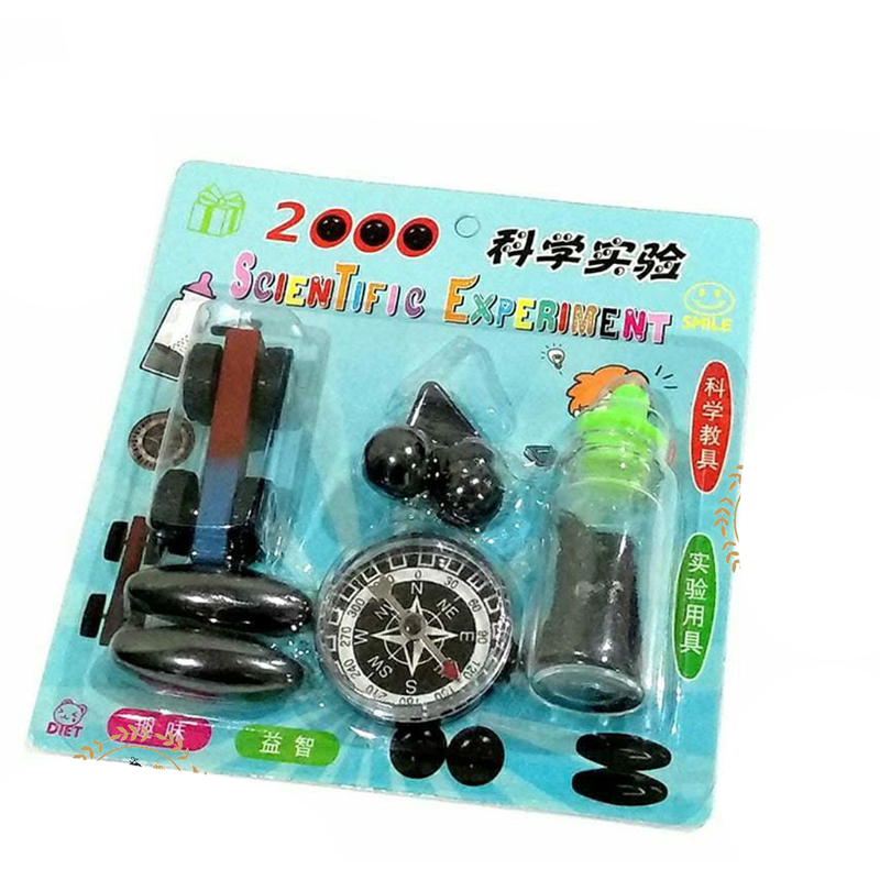 Picture of Science Experiment Magnets KIT for Education Science Experiment Tools with Magnet Powder Including Oval Ball/Ball/Star.