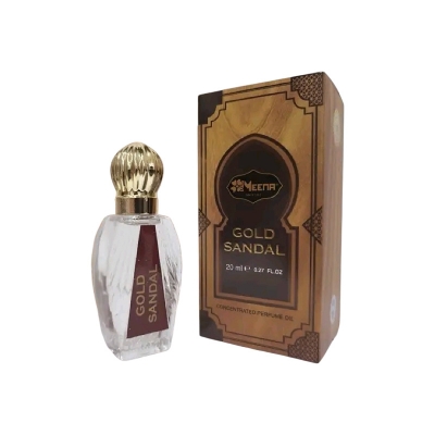 Picture of Meena Gold Sandal Concentated Perfume Oil-Made in India-Non Alcoholic-20ml Capacity