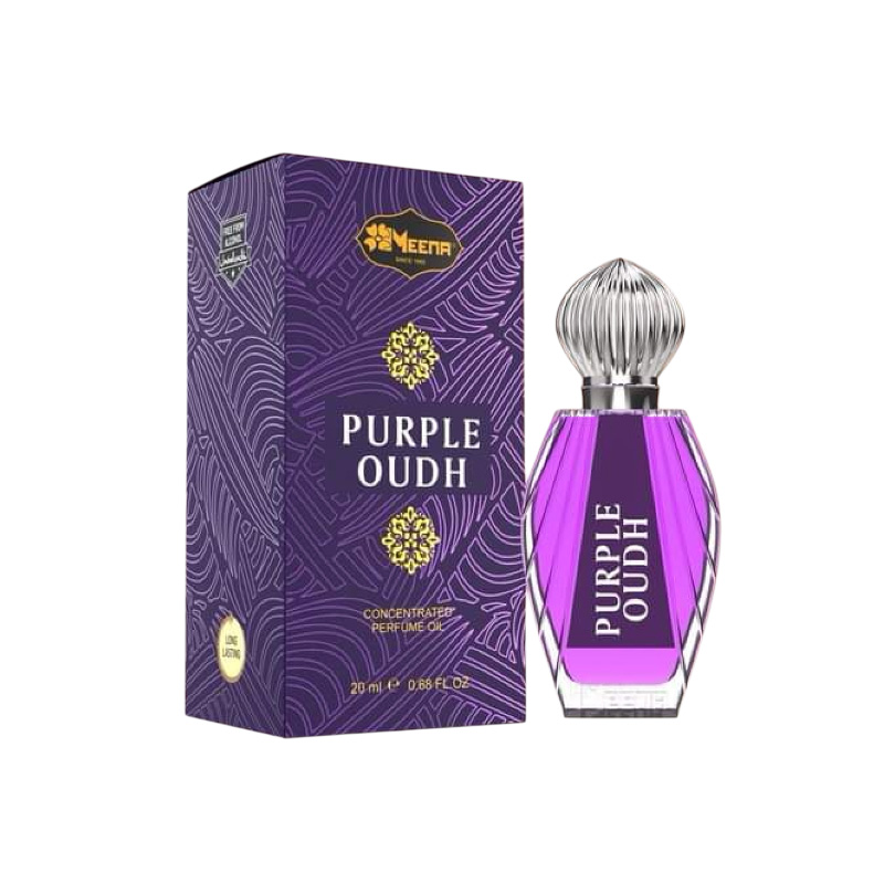 Picture of Meena Purple Oudh Concentated Perfume Oil-Made in India-Non Alcoholic-20ml Capacity