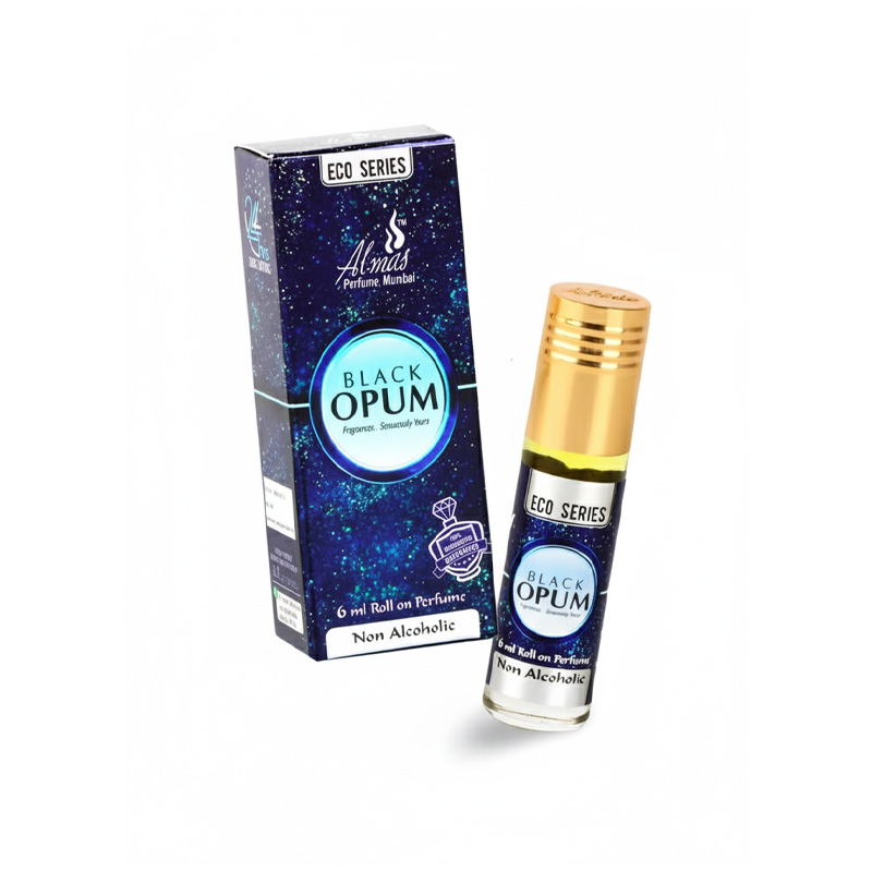 Picture of Almas Brand 100% Original BLACK OPUM Great Fragrance Long-Lasting For Men Women Boys Girls (UNISEX) 6Ml Floral Attar Pocket Perfume Ittar