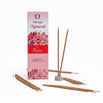 Picture of Natural Rose Bambooless Incense Sticks 1box(80-100pcs)