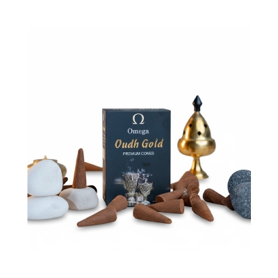 Picture of Oudh Gold Premium Incense Cones Omega