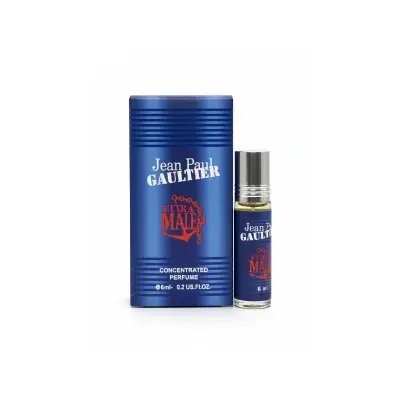 Picture of JPG Ultra Male Attar by Al Farhan Concentrated Jean Paul Gaultier Perfume Oil Long Lasting Fragrance - 6ml