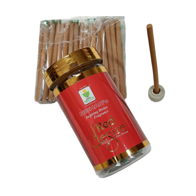 Picture of Red Desire Premium Dhoop Sticks - Nisans Inspiring Divine Frangrance 100gm jar