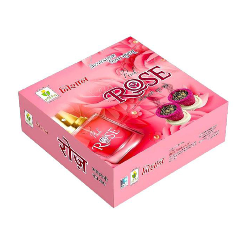 Picture of Nishan (24 Pcs) Pink Rose Sambrani Dhoop Cups for Pooja, Meditation, Festivals and Spiritual Events, Gulab Dhup Cup with Holder Plate, (2 Box) (24-Gulab) Agarbatti