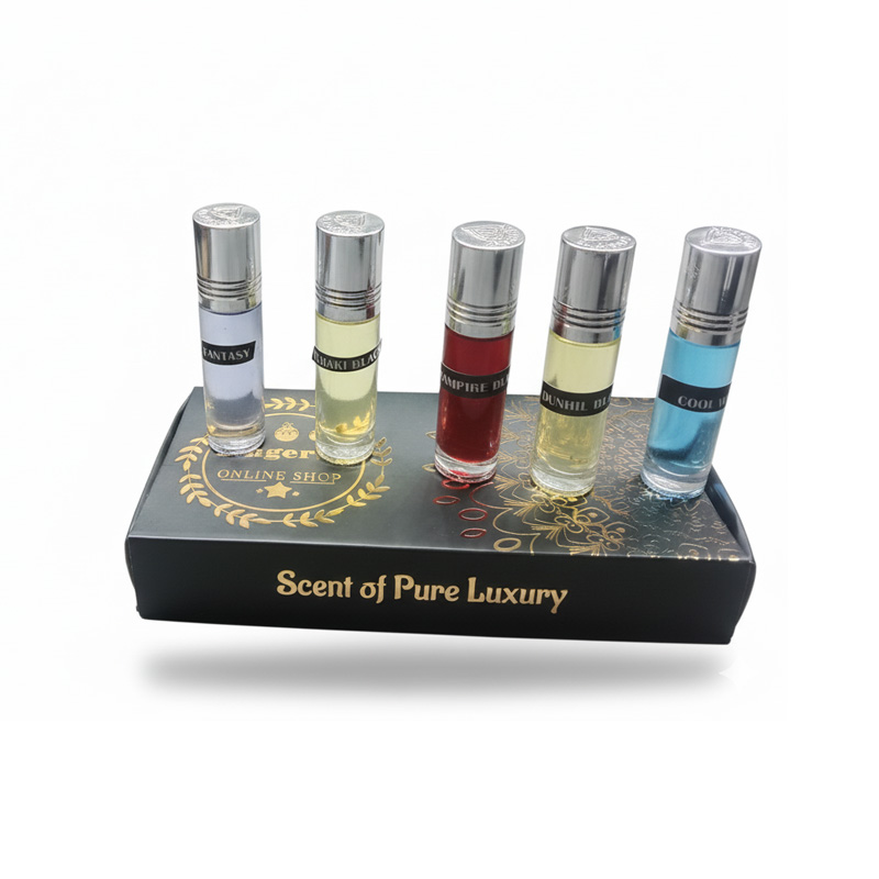 Picture of 5 Piece Different Flavor Perfume Combo Package । Offer only for Eid, 6 ml each, total 30 ml Attar