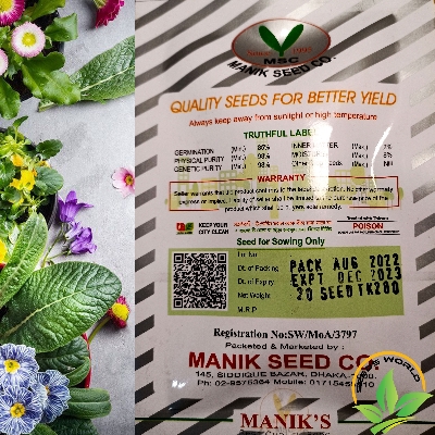 Picture of Moringa Seeds (Sojina) Intact Packet - Seeds