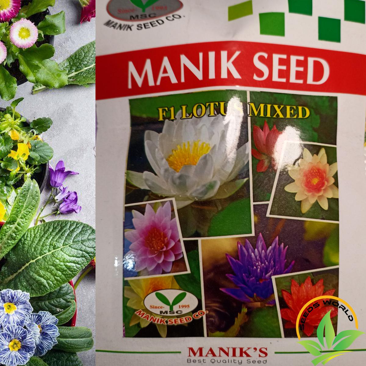 Picture of Global Water Lily Mixed seeds-INTACT PACKET (Lotus seeds)