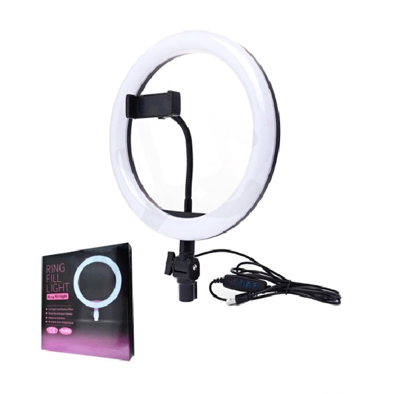 Picture of 10 inch LED Ring Fill Light Ring light Photography Beauty Light with 3 light modes, 11 adjustable brightness level