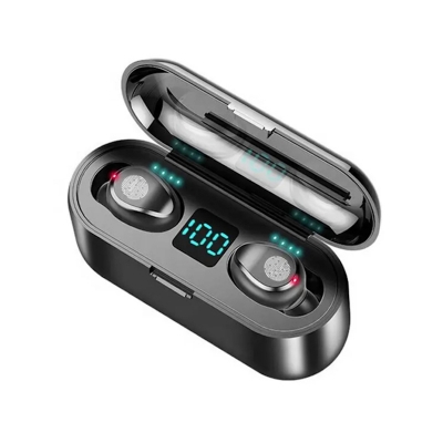 Picture of F9 TWS Bluetooth Earbuds Wireless BT 5.0 HiFi Noise-Cancelling Earphones W/1PC 2000mAh Charging Case