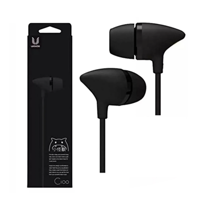Picture of UiiSii C100 In-ear Earphone with MIC - Black By Alpha 05