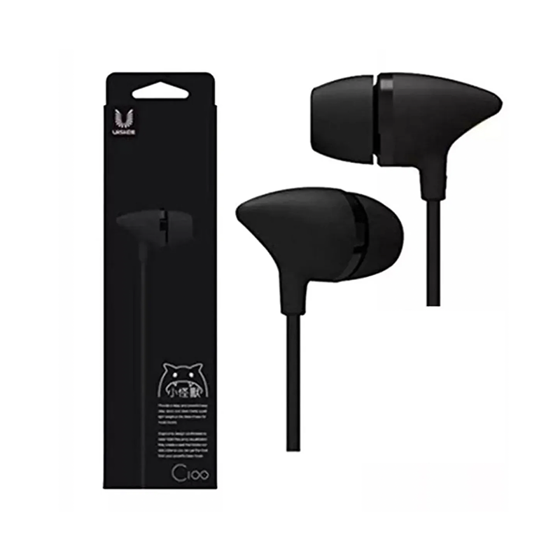Picture of UiiSii C100 In-ear Earphone with MIC - Black By Alpha 04