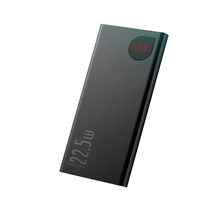 Picture of Baseus 20000mAh 22.5W New Adaman Digital Display Quick Charger Power Bank Fast Charging Power Bank Black by Alpha