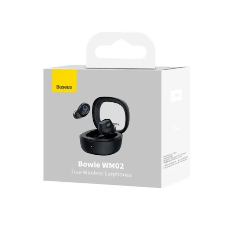 Picture of Baseus TWS WM02 Bowei True Wireless Earphone Black NGTW180101 By Alpha