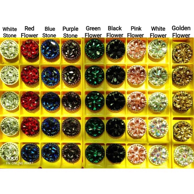 Picture of Pop Up Socket With Stone & Glitter Mobile Phone Pop Socket By Alpha