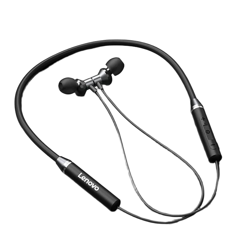 Picture of Lenovo Wireless Headsets He05 Sport Earphones Magnetic Hanging Bluetooth Call Noise Reduction 8 Hours Music Control
