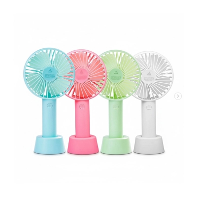 Picture of Handheld Portable USB Battery Rechargeable Mini Fan For Desk Indoor Outdoor Makeup