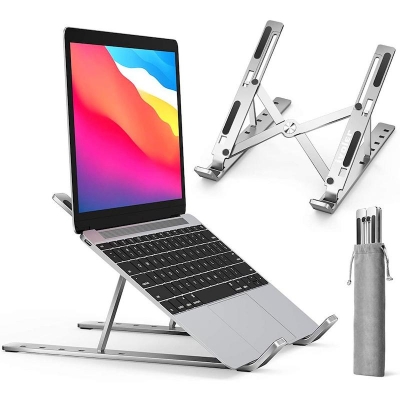 Picture of Laptop stand aluminum alloy adjustable multi-angle laptop stand 10-17 inch tablet notebook laptop stand