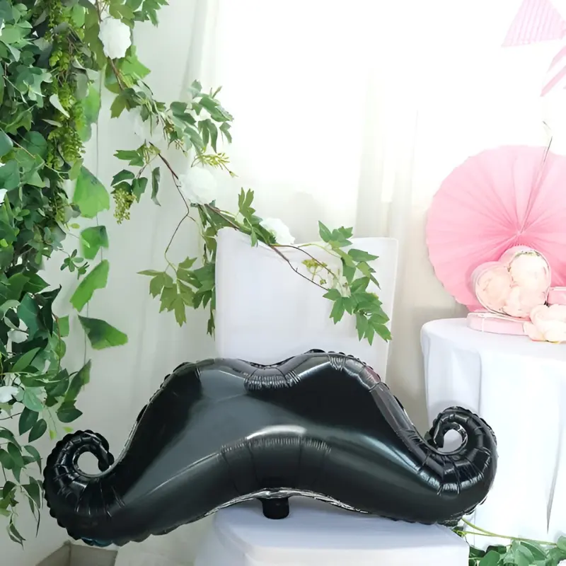 Large Mustache Shape Foil Balloon for Birthday, Wedding, Graduation & Father’s Day & Man Theme Party Decor- (Pack of 1 Pcs)