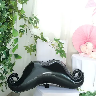 Large Mustache Shape Foil Balloon for Birthday, Wedding, Graduation & Father’s Day & Man Theme Party Decor- (Pack of 1 Pcs)
