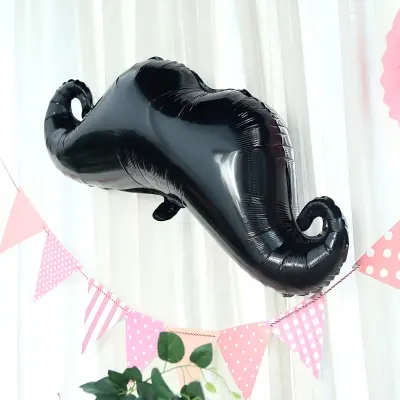 Large Mustache Shape Foil Balloon for Birthday, Wedding, Graduation & Father’s Day & Man Theme Party Decor- (Pack of 1 Pcs)