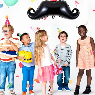 Large Mustache Shape Foil Balloon for Birthday, Wedding, Graduation & Father’s Day & Man Theme Party Decor- (Pack of 1 Pcs)