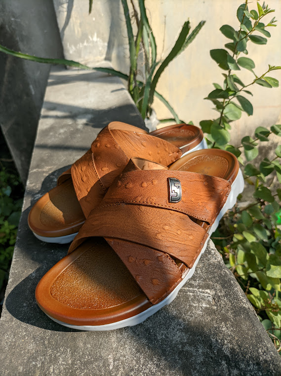 Picture of Hand made 100% original leather sendel for men