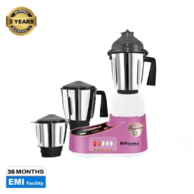 Picture of Miyako Premium 1000 Watt Grinder Blender Juicer  Stainless Steel Jar -Grace 