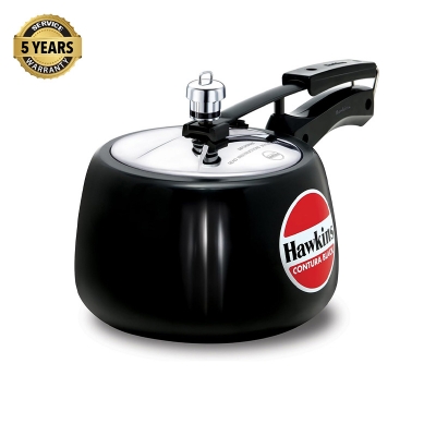 Picture of Hawkins Contura Pressure Cooker, Hard Anodised Black,  3-Liter