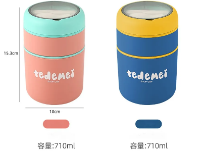 Picture of Stainless Steel Soup & Lunch Box with Spoon and Spoon Holder (530 ml)