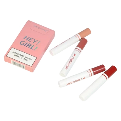 Picture of Hey Girl Wonderful Smoke Tube Liquid Lipstick 4pcs Box