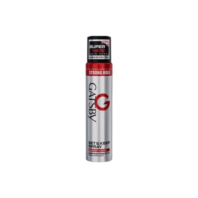 Picture of GATSBY Hair Spray Level 4 Set and Keep Spray Super Hard 250ml