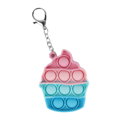 Picture of Cute Cupcake Bubble Pop-It Keyring