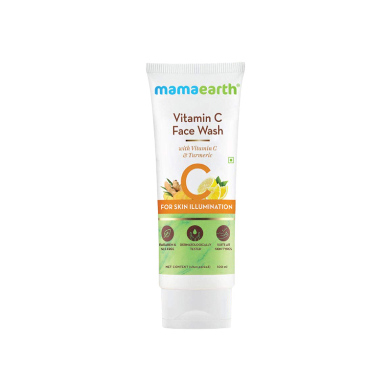 Picture of Mamaearth Vitamin C Face Wash with Vitamin C and Turmeric for Skin Illumination - 100ml