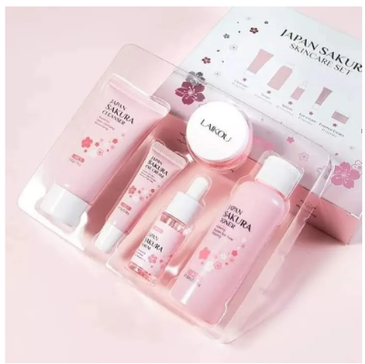 Picture of Laikou Japan Sakura Skincare face pack Set - 207 gm
