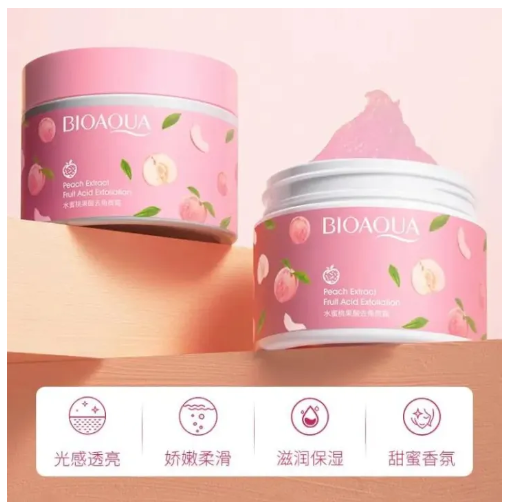 Picture of BIOAQUA Peach Extract Fruit Acid Exfoliating Face Gel 140g