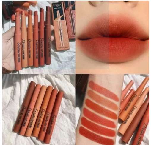 Picture of HengFang  Creamy Matte Lipstick 6 Pcs Set