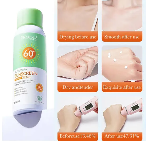 Picture of Bioaqua Aloe Vera Sunscreen Repair Spray SPF60+ Pa+++ 150ml