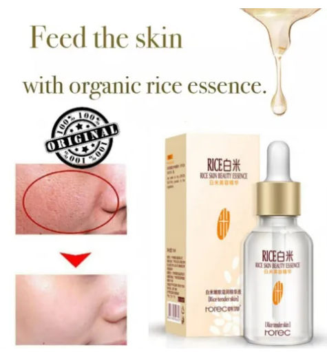 Picture of White Rice face Serum skin care -Wrinkles Dark Spots & anti-aging Sun Damage Corrector-15ml