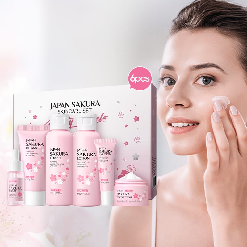 Picture of LAIKOU Japan Sakura Skin Care Set 6 pcs