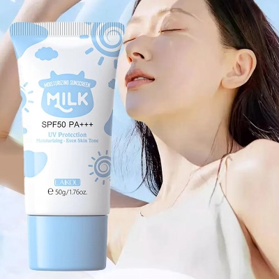 Picture of LAIKOU Milk Sunscreen SPF50 PA+++ Sunblock Brighten Skin Tone 50g