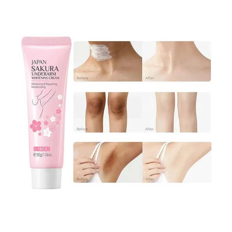 Picture of LAIKOU Japan Sakura Underarm Whitening Cream - 30g