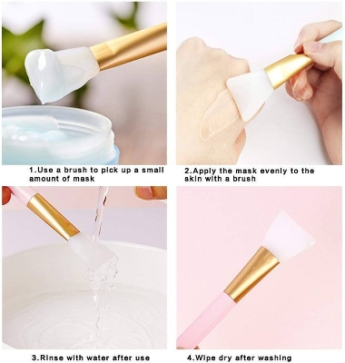 Picture of Laikou Soft Silicone Facial Mixing Brush Applicator Tool - 1 Pcs - Makeup Set