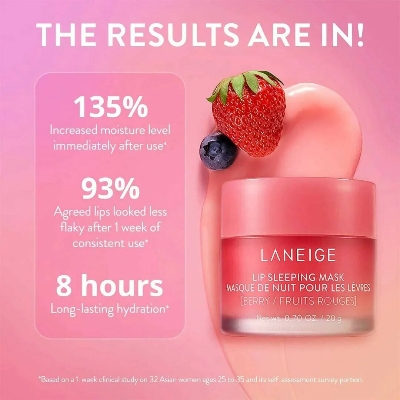 Picture of LANEIGE Lip Sleeping Mask Berry 20g - Lip Balm - Best Cute Authentic Lip Balm