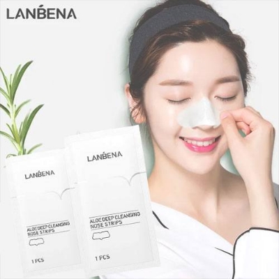 Picture of LANBENA Aloe Deep Cleansing Nose Strips Blackhead Removal Mask - 5 Pcs