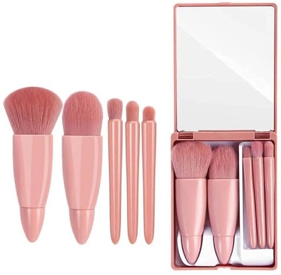 Picture of Mini Makeup Brushes Set 5 pcs Soft Fluffy For Cosmetics