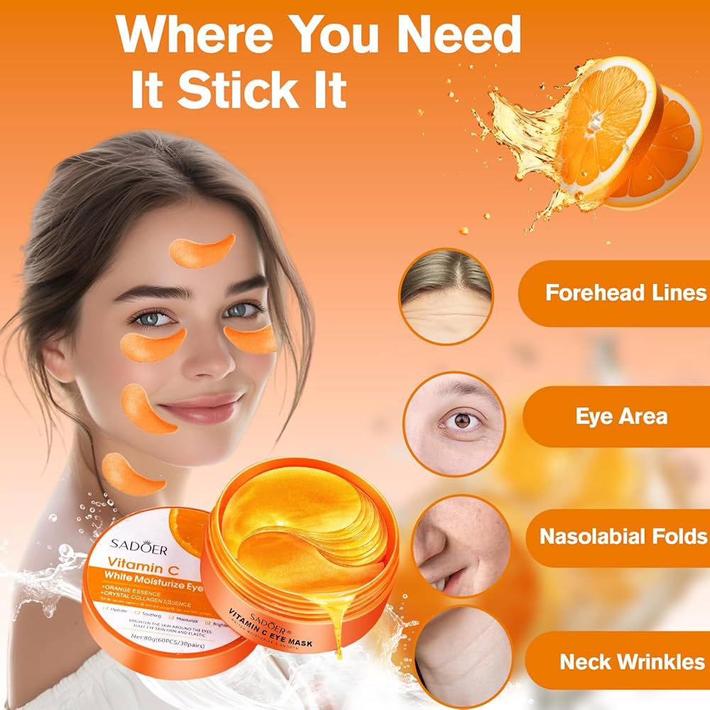 Picture of Lanbena Vitamin C Eye Mask PATCH - 60 Pcs